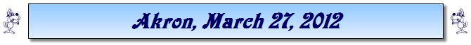 Akron, March 27, 2012