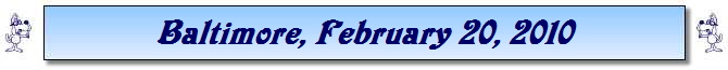 Baltimore, February 20, 2010