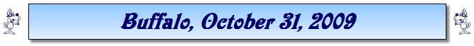 Buffalo, October 31, 2009