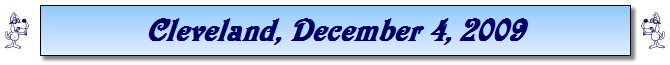 Cleveland, December 4, 2009