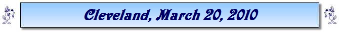 Cleveland, March 20, 2010